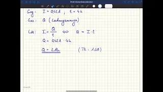 Ladung, Stromstärke und Zeit bei einer Deckenlampe | Aufgabe 5
