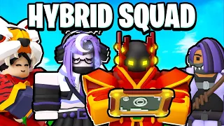 The World's MOST SUS Hybrid Squad... (Roblox Bedwars)