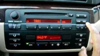 Sirius, MP3 Playback and  Bluetooth on BMW Business CD53 Alpine Radio in 2001 BMW 330i