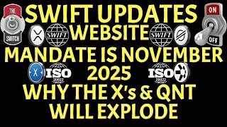 💣💥XLM XRP XDC QNT - THE Xs & QNT WILL EXPLODE - THE NOVEMBER 2025 ISO20022 MANDATE #ISO20022