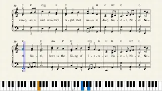 Piano Tutorial: How to Play The First Noel, Notes and Lyrics