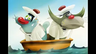 हिंदी Oggy and the Cockroaches ⚓ DEEP TROUBLE (S03E36) ⚓ Hindi Cartoons for Kids