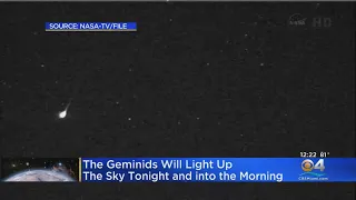 Geminid Meteor Shower To Peak Monday Night To Early Tuesday