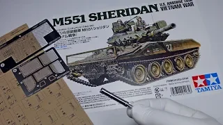 TAMIYA M551 Sheridan - Vietnam War (video preview)