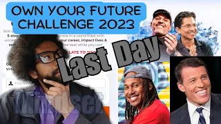 Own Your Future Challenge 2023 with Trent Shelton and Tony Robbins Day 5 Recap