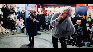 20191130. ANTARES (KINGDOMS CREW). APINK 'MR. CHU' COVER. CUTE CHARMING BUSKING.