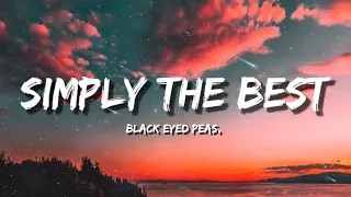 Black Eyed Peas, Anitta, El Alfa - SIMPLY THE BEST (lyrics Music Video)