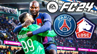 EA FC 24 PSG vs Lille OSC | Ligue 1 | Difficulté Ultime