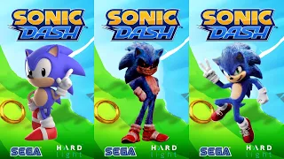 Sonic Dash - Movie Sonic vs Classic Sonic vs Sonic.EXE defeat All Bosses Eggman Zazz All Characters