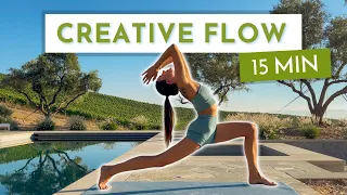 Creative Yoga Flow  - 15 min Full Body Yoga with Kate Amber