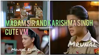 Madam sir and Karishma Singh cute VM • Mrunal Edits
