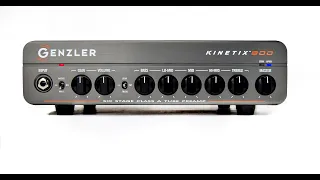 Genzler Kinetix 800 Bass Amp with a 3 x 12AX7 Tube Preamp
