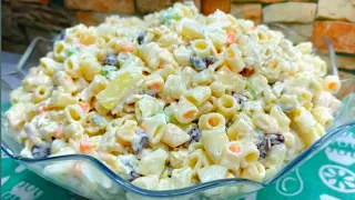 THE BEST AND CREAMY CHICKEN MACARONI SALAD