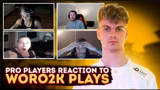 PRO PLAYERS REACTION TO WORO2K PLAYS.