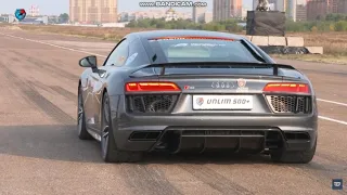 BMW M5 F90 stage 2 780 hp vs AUDI R8