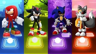Sonic exe 🆚 Hyper Sonic 🆚 Knuckles Sonic 🆚 Shadow Sonic | Sonic EDM Rush Gameplay