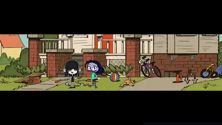 Lucy Loud Meets Violet Sabrewing