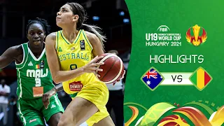 Australia vs. Mali | Full Highlights | Semi-Final - FIBA U19 Women's Basketball World Cup 2021