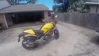 Ducati Monster 750 Sound and Startup, walkaround