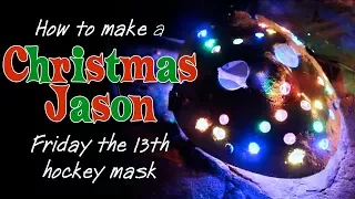 How to Make a "Christmas Jason" Mask - Friday the 13th DIY Tutorial