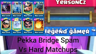 Pekka Bridge Spam Top Ladder Push Against Hard Matchups!(2.6,Lava,...)⚔️🔥