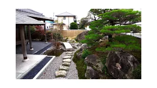 Beautiful tiny Japanese garden of the Ogata Koifarm in Japan. Koi Blog 258#