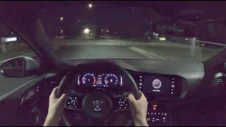 2020 Volkswagen Jetta GLI Autobahn (6-Speed Manual) - POV Night Drive (Binaural Audio)