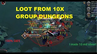 loot from 10x group dungeons