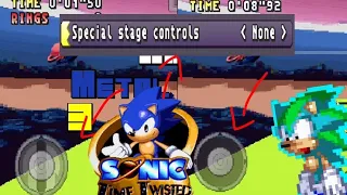 sonic time twisted android como consertar o controle do special stage