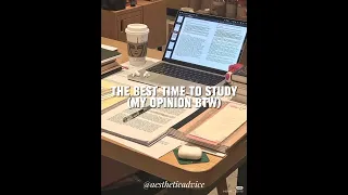 the best time to study 📚👩‍🏫 #aesthetic #viral #study