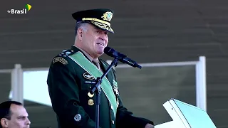 25/8/2022 General Marco Antônio Freire Gomes Comandante do Exército na comemoração do Dia do Soldado