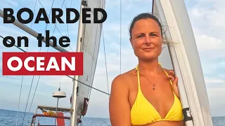 BOARDED whilst sailing to Panama and we almost HIT a reef - ep 49