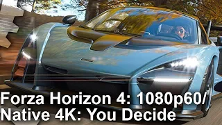 [4K] Forza Horizon 4: 1080p60 or 4K30 - You Decide! Xbox One X Early Analysis!