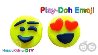 Emoji Play Doh | PlayDough Crafts | Kid's Crafts and Activities | Happykids DIY