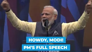 'Everything is fine in India': PM's response to 'Howdy, Modi!' | Full speech