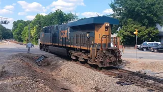 CSX Y201 at Huger Street crossing Columbia SC on the CSX Columbia Subdivision the S-Line