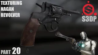 Part 20 - Speed Art | Texturing a Realistic Nagant Revolver in  Substance 3D Painter