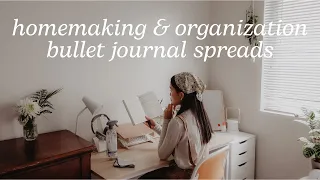 5 Minimalist Bullet Journal Spread Ideas for Homemaking & Organization