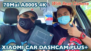 XIAOMI 70MAI A800S 4K DASHCAM PLUS + WITH REAR CAMERA INSTALLATION