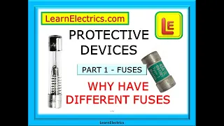 PROTECTIVE DEVICES - PART 1 – FUSES – DIFFERENT TYPES AND WHY WE HAVE THEM - WHY A FUSE BLOWS