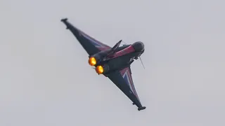 [4K50FPS] (RIAT 2022) AGGRESSIVE! RAF Eurofighter Typhoon Display