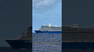 WE TESTED IPHONE 15 PRO MAX ZOOM IN THE CARIBBEAN FROM CARNIVAL CELEBRATION BALCONY #travel #cruise