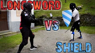 Heater Shield vs Longsword - Sparring