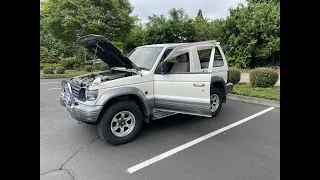 1995 Mitsubishi Pajero White (110K Miles) Manual Transmission