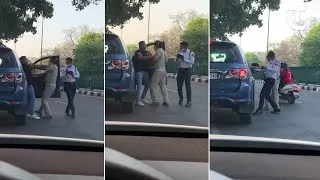 Cop, SUV driver scuffle in Chandigarh, video goes viral