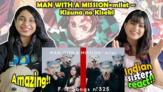 MAN WITH A MISSION×milet – Kizuna no Kiseki / THE FIRST TAKE /Indians React #milet #MANWITHAMISSION