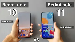 Redmi note 10 vs Redmi note 11 Speed Test & Comparison