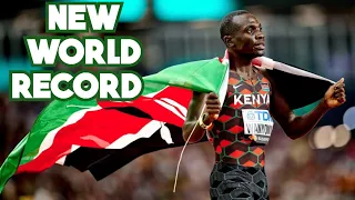 19 year-old Kenyan athlete sets NEW WORLD RECORD for the Road Mile