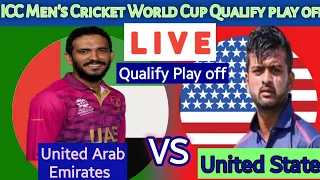 USA vs UAE | UAE vs USA | ICC Men's Cricket World Cup League 2 I Qualify Match I Cricfame