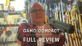 Gamo Compact  .177 caliber target pistol. Single stroke pneumatic. Full review. So nice!